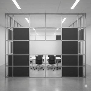 Slimline Aluminium Partition